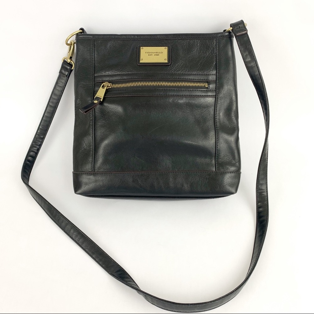 Tignanello Crossbody Purse Bag Leather